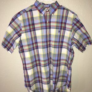 Short Sleeve Polo Button Down